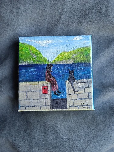 Petit tableau peinture toile - tableau,