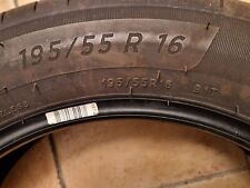4 pneus sécurité pour durer 195/55-R16 quasi-neufs Michelin PRIMACY 4 E