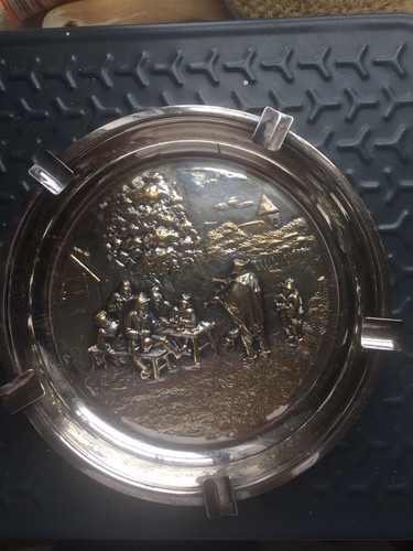 Large antique danish repousse - antique,