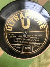 3 disques Ultraphone Mathis le