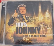 💥💥 100 % Johnny Live à la Tour Eiffel [2×CD] 25 Titres