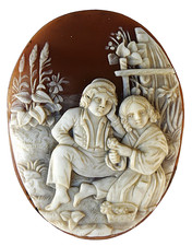 Antik kamee cameo - antik, coquille