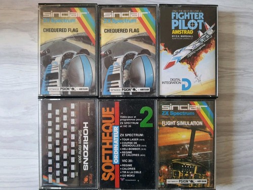 Lot jeux sinclair spectrum - jeux, zx