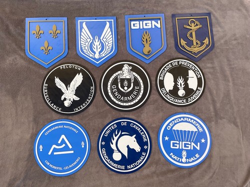 Grande plaque emblèmes armée - grande,