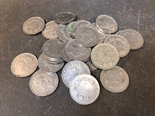 Lot de 19 pièces de 5 francs nickel Lavrillier 1933 et 1935