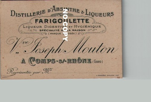 Carte neuve farigoulette - neuve,