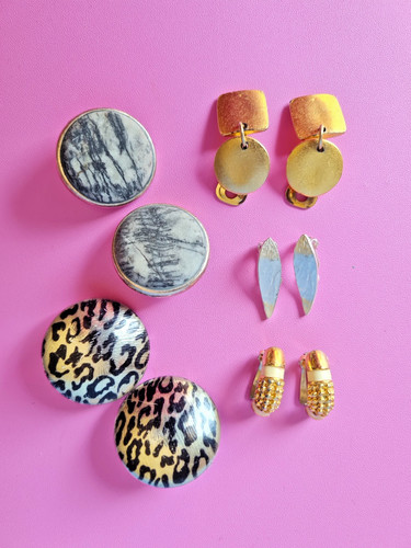 Lot paires clips oreille - lot, 5