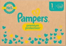 Couches Pampers Premium Protection Taille 1 180 pièces