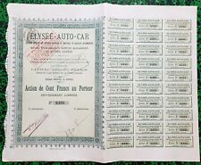 Dépt 75 - Elysée Auto Car