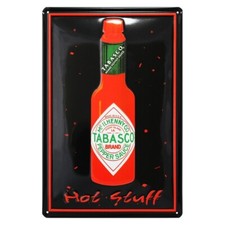 Plaque métal publicitaire