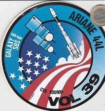 AUTOCOLLANT. Espace. GALAXY 6 Ariane 44L vol 39
