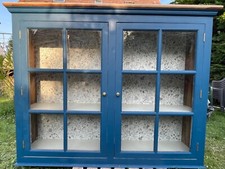 Magnifique buffet en bois massif exotique Maison du Monde avec porte vitrée 