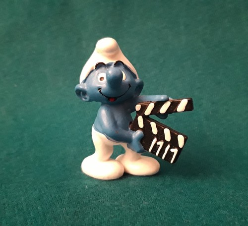 Figurine schtroumpf avec clap - schtroumpf,