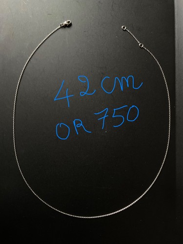 Chaîne carats 42 cm - or,