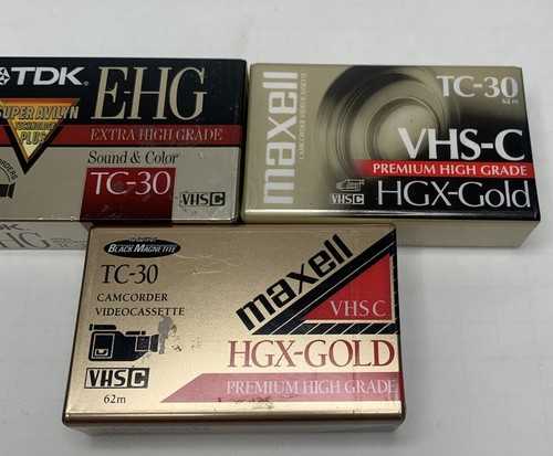 Maxell vhs hgx - tc-30, vhs-c