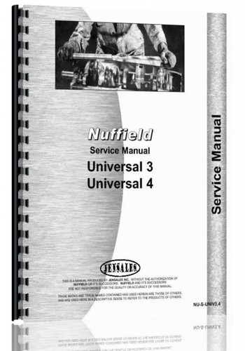 Nuffield universal tractor - 3, 4