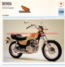 HONDA CM 125 Custom CM125 1990 : Fiche Moto #000992