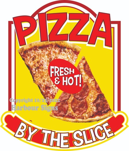 Pizza the slice decal food - by,