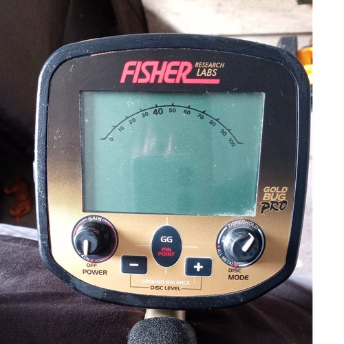 Fisher gold bug pro metal - gold,