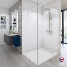 Paroi de douche - AURYS - BALEARES - Verre Timesless clair 6 mm - L.198 x l.1...