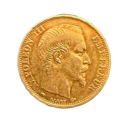 France 1860 gold francs - gold, 20