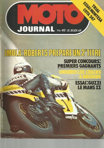 Moto journal 412 italie - gp,