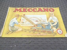 ancien CATALOGUE MECCANO N°3