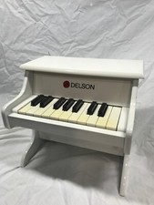 Piano en bois laqué blanc pour enfant DELSON 