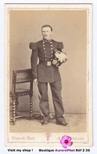  MILITAIRE OFFICIER SAINT-CYRIEN, ÉCOLE SAINT-CYR, CDV FRANCK À PARIS 1870  -Z36