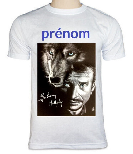 Shirt johnny hallyday - t-,