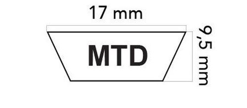Courroie tondeuse gazon - gazon, mtd