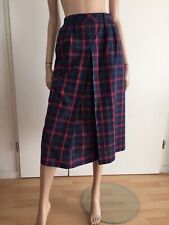 Jupe vintage imprimé tartan écossais HAMMER DIOLEN taille 36 