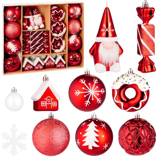 Lot boules de noël - boules,