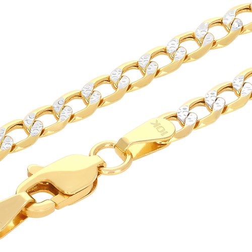10k jaune 5mm hommes - jaune,