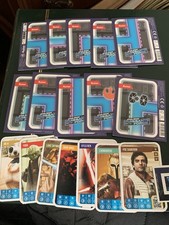 LOT 10 POCHETTES + 7 CARTES DIFFÉRENTES STAR WARS AUCHAN 2025 PARFAIT ÉTAT