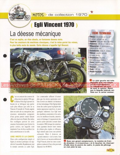 Egli vincent 1000 1970 - 1000,