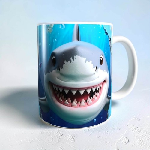 Mug avec requin - , joyeux