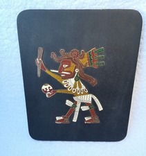 Tableau Plaque Mexicain Aztéque vintage