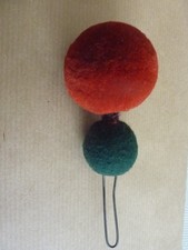 AUTHENTIQUE POMPON DE SHAKO SECOND EMPIRE BICOLORE casque képi