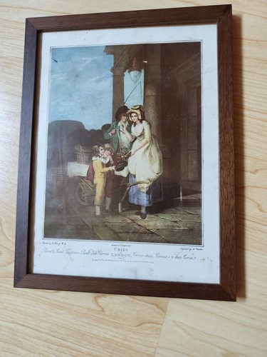 Gravure ancienne encadrée
