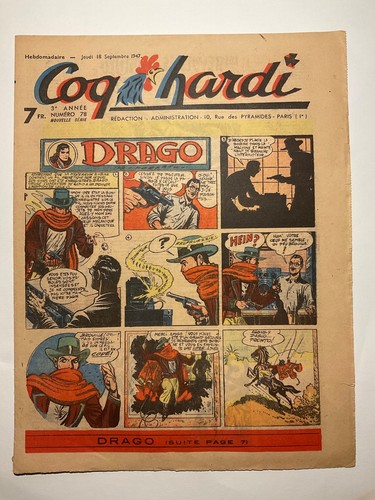 Coq hardi 3eme année - coq,