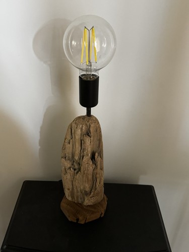 Lampe bois flotté - bois, art&deco