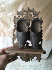 Petite Etagere Console Meuble Breton Ancien Applique Sabot Bois A Renover !