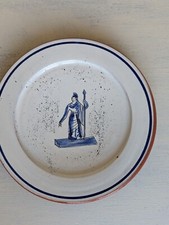 assiette maçonnique decor de