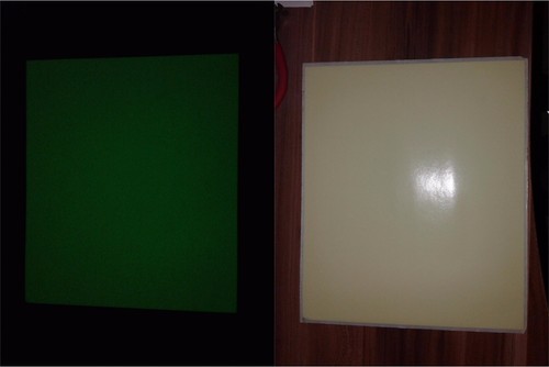 Phosphorescent feuille vinyle - phosphorescent,