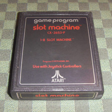 1979 : SLOT MACHINE  Atari 2600 en boite PAL Casino