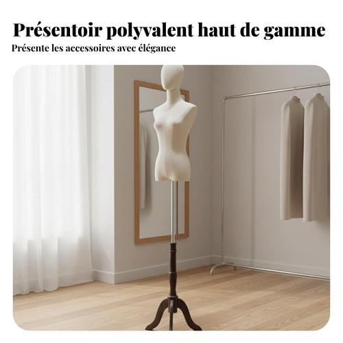 Mannequin buste femme sur - femme, pied