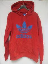 Sweat à capuche ADIDAS rétro vintage TREFOIL rouge M