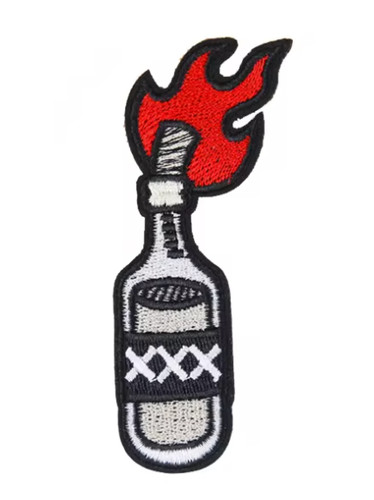 Molotov cocktail lit 4 - molotov,