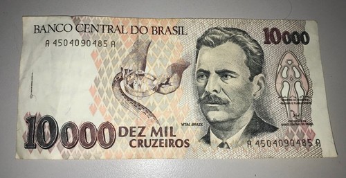 Brazil 10000 ten thousands dez - ten,